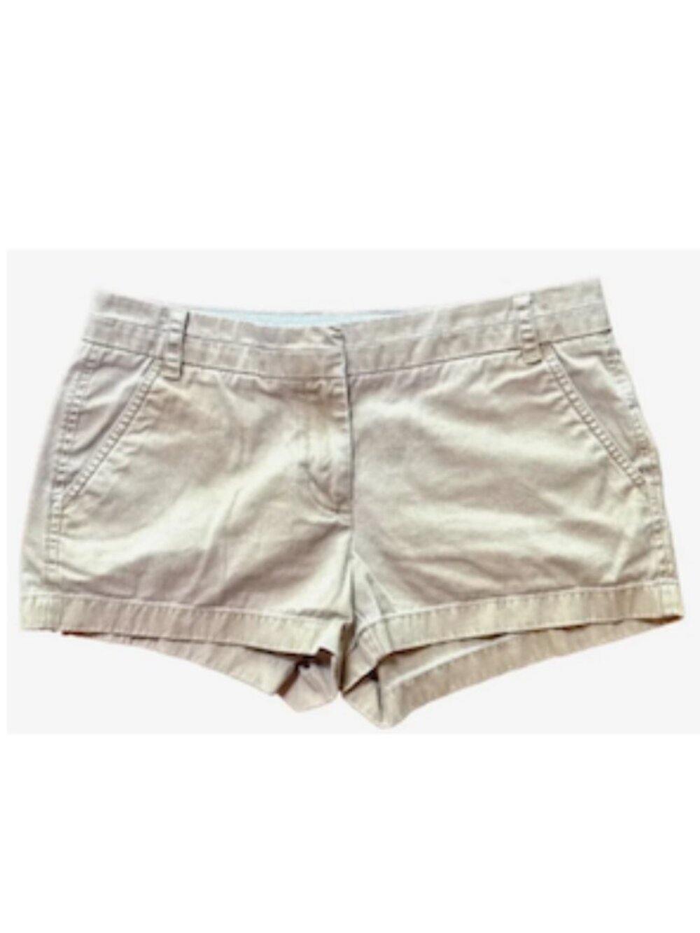 J Crew Brown Chino Shorts Womens 6 Preppy Coastal Y2K 3 Inch Inseam